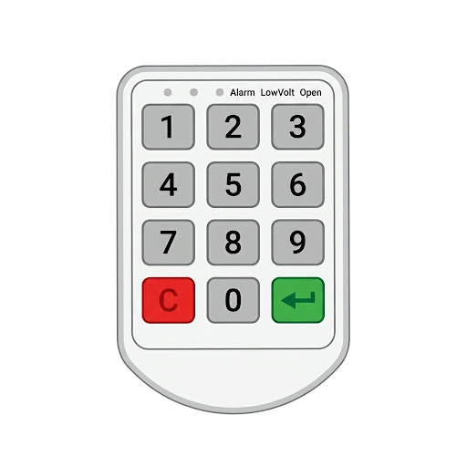 Dolab Kilidi 112Y - PIN Kod və Şifrəli Elektron Kilid