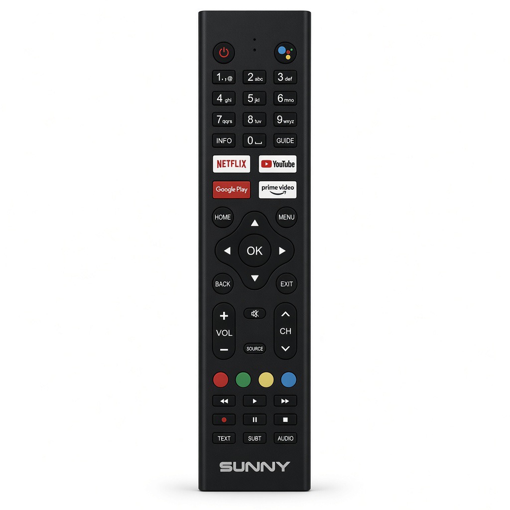 Sunny Smart TV Pultu – Səsli İdarəetmə Və Netflix-YouTube Düyməli