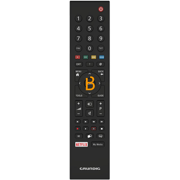 Grundig Netflix Televizor Üçün Pult