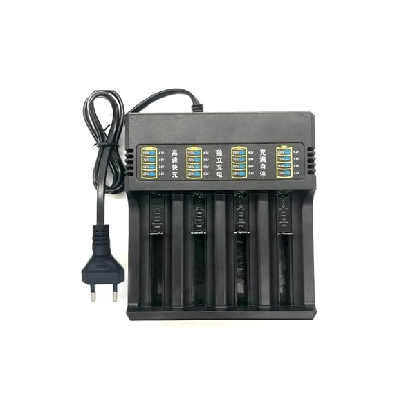 MS-484AX Litium Təkrar Doldurulan Batareyalar Üçün 4 Yuvalı Şarj Cihazı Batareya Doldurucusu