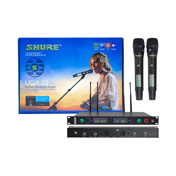Shure UGX23 S ikili Mikrofon Baku Tech