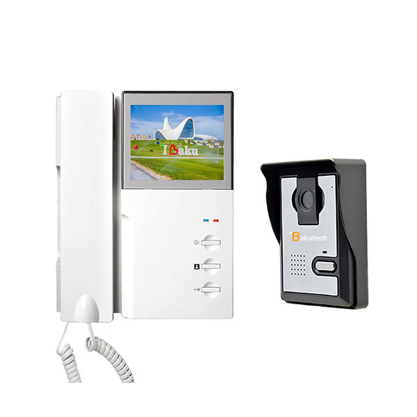 Görüntülü Qapı Zəngi - (Domofon) Kamera - Monitor